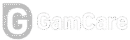 GamCare logo displayed on a white background, representing support for responsible gambling.